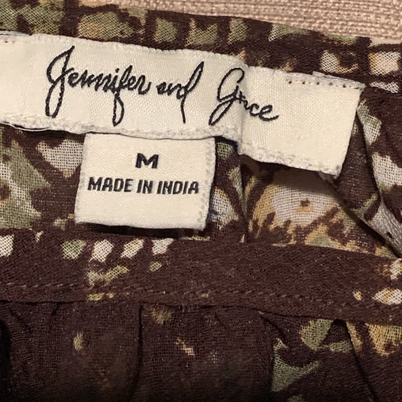 Lot of cute sheer tops sz Med Express blue purple black plaid brown snake print - Picture 10 of 15